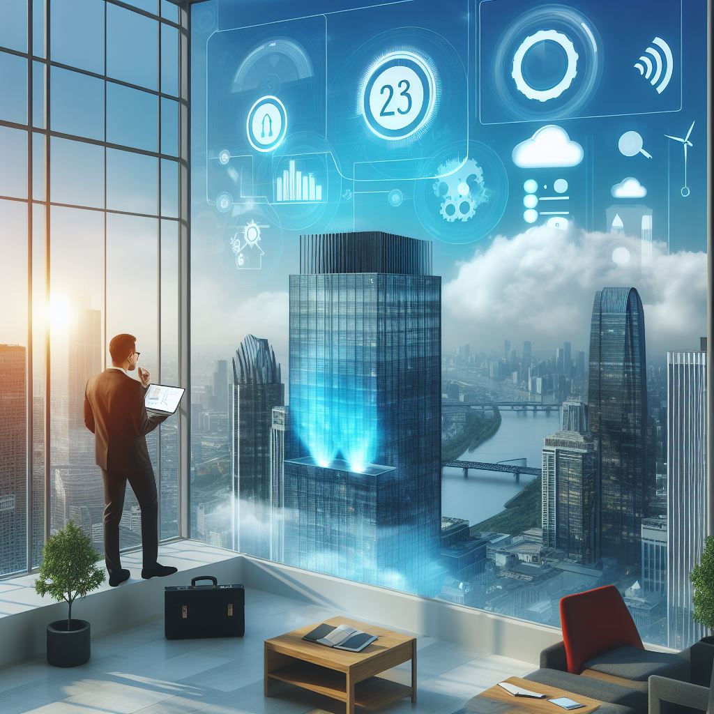 利用物联网技术实现绿城运河郡写字楼空气质量监控的有效管理文章配图